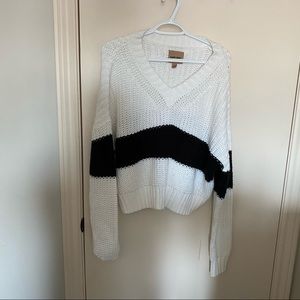 vneck loose fit sweater